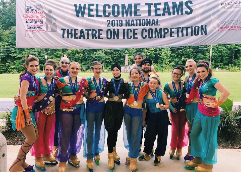Theatre on Ice teams place in national competition